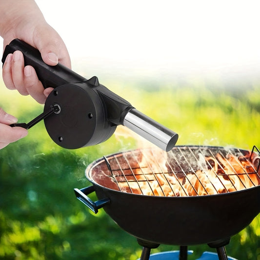 Rechargeable Small Manual Air Blower - Perfect for Household & Outdoor Barbecue!