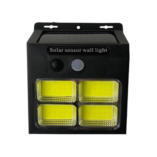 Solar Powered Motion Sensor Wall  Light 4COB