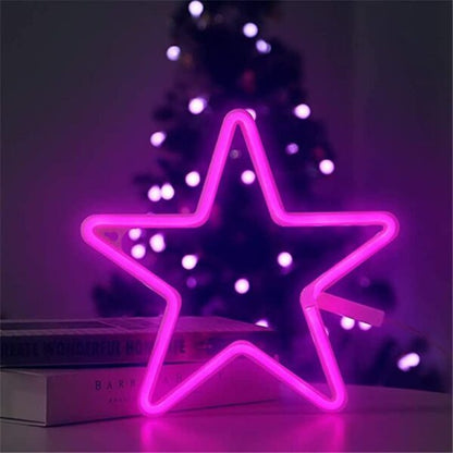 FA-A8 Star Neon Sign Lamp USB And Battery Operated