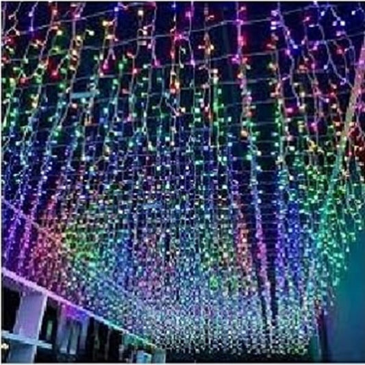 ZYF-35L LED Fairy Curtain Light RGB With Black Cable 20m