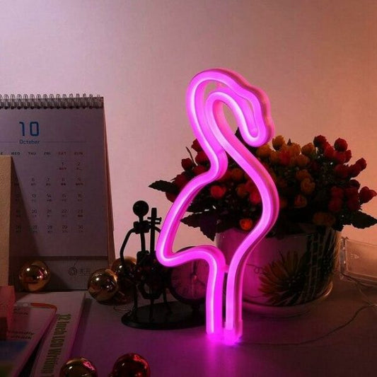 FA-A11 Flamingo Neon Sign USB And Battery Operated Decoration Lamp