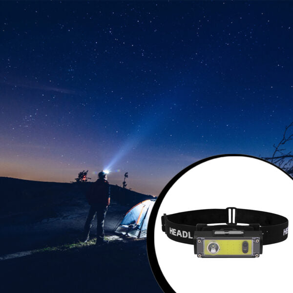 FA-T124 Rechargeable COB+ XPE LED Intelligent Sensor Headlamp