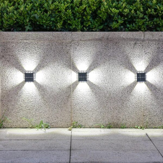 Solar Powered Wall Garden Light  12LED White