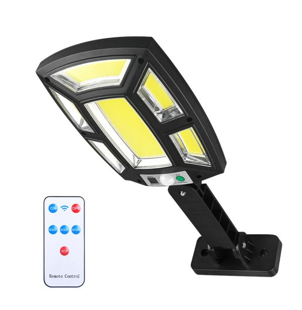 Aerbes Solar Powered Street COB  Light with Remote Control