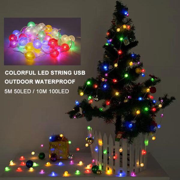 SE-L005 LED Pineapple Decorative String Light With App And Remote Control 5M