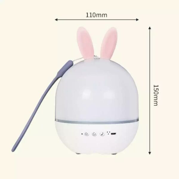 Sky Projector Night Light For Children Kids Bedroom Decor360? Rotating Nursery Bunny Light LED Lamp