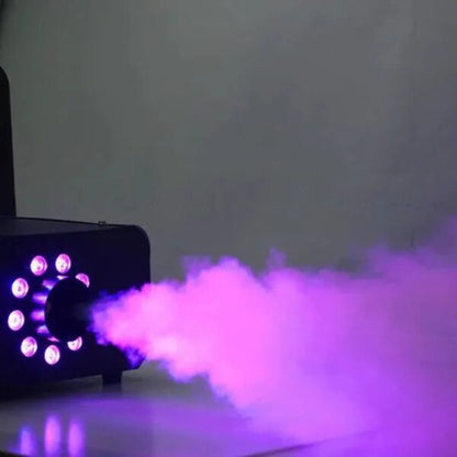 PM-014 Fog Machine Dual Control With LED Light + Remote Control