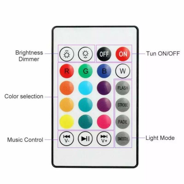 SXY-001 Wireless Bluetooth 12W LED Light Speaker Bulb RGB Adjustable Colours