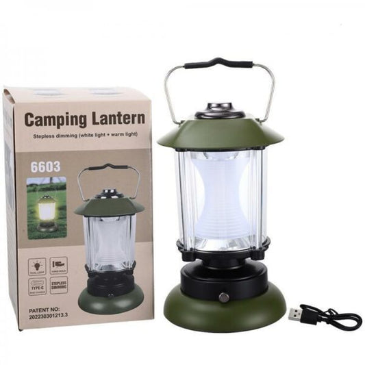 FA-6603 Portable Retro LED Rotary Switch Camping Lantern