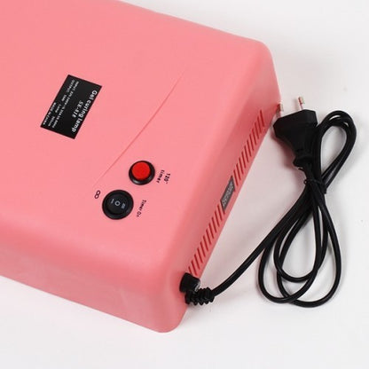 36 Watt Professional UV Nail Lamp Timer Art Gel Curing Polish 4 Tube Light Dryer