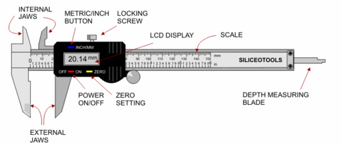 Caliper Vernier Gauge Precision 0-150mm 6inch Digital