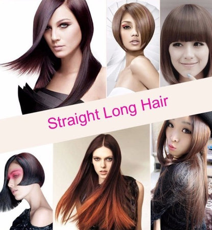 Fast Hair Straightener Electric Hair Brush Comb Magic straightener Brush LCD Display