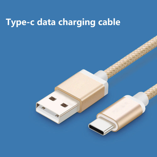 USB Type-c Line and Metal Plug Fast Charging Cable 100CM