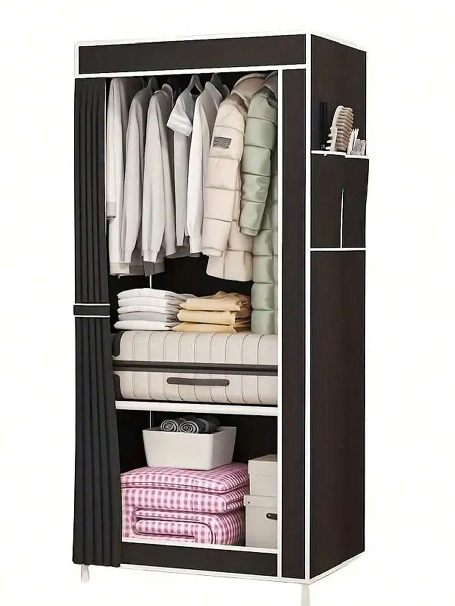 1pc Simple Non-Woven Fabric Combination Wardrobe