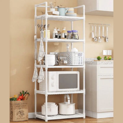 Large Capacity Floor-Standing Multi-Purpose Storage Shelf For Kitchen And Bathroom