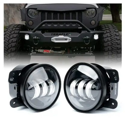 Fog lights Jeep front bumper four corners with three beads driving off-road fog lights