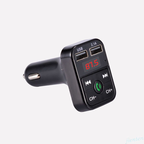 Bluetooth Car FM Transmitter Wireless Adapter 2 USB Charger Mp3 Player 5V 2.1A