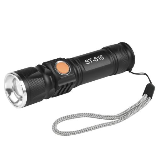 Mini USB Charging Flashlight Torch 3 Modes Light