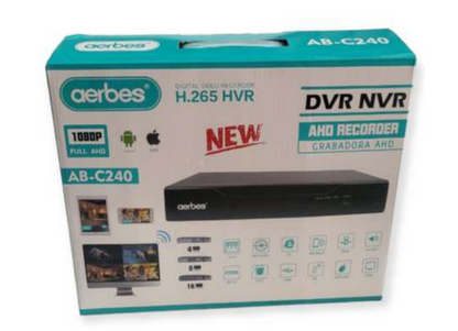 Aerbes 1080P 8 Channel DVR AHD  Recorder Android & IOS  Compatible TSEYE App