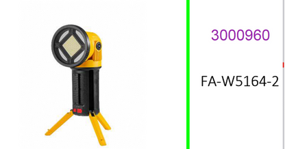 Rechargeable LED Work Light  Searchlight Doubles As A Power  Bank To Charge Electronic Devices