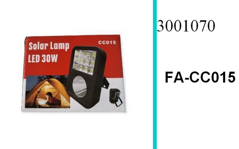 FA-CC015 Solar Powered Lamp  LED 30W Floodlight