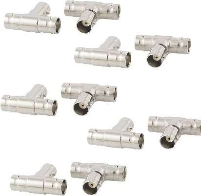 Tee Joint BNC-T Triple Female  Adapter Connector  100 Pieces