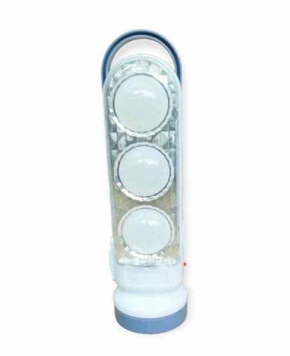 Rechargeable LED Emergency Light Cold White, Warm White + Torch and Battery Operated