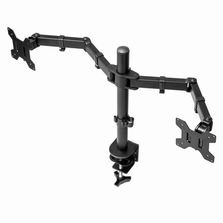 Desktop Clamp Computer  Monitor Dual Mount 15-33  Inch