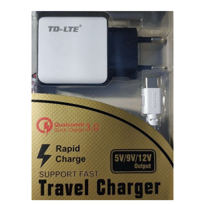 3.0 Micro USB Charger With Type C Cable