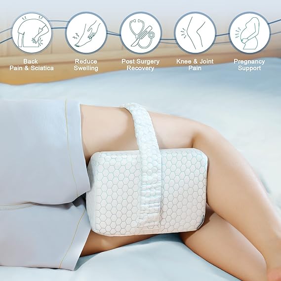 Cooling Knee Pillow for Side Sleepers