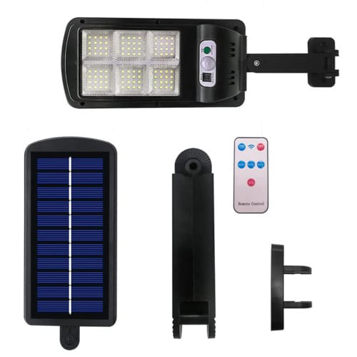 Solar Street Light Outdoor Remote Control Safety Solar Sensor Light