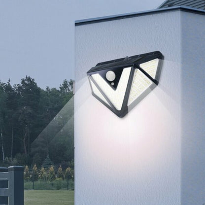 Solar Motion sensor Outdoor 3 Modes  Waterproof Wall Lamp 166SMD