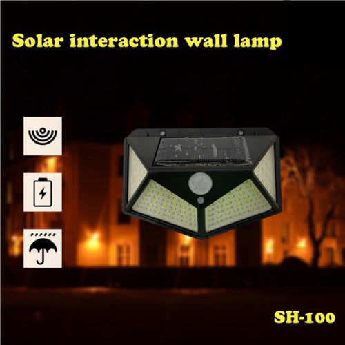 100 LED Solar Interaction Wall Lamp