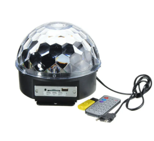 Crystal Magic Ball Disco Party Effect Digital Stage Light LED RGB