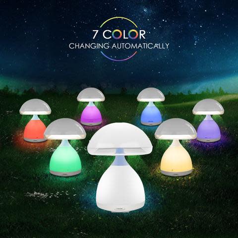 LED Colourful Eye Mushroom Lamp Room Lamp