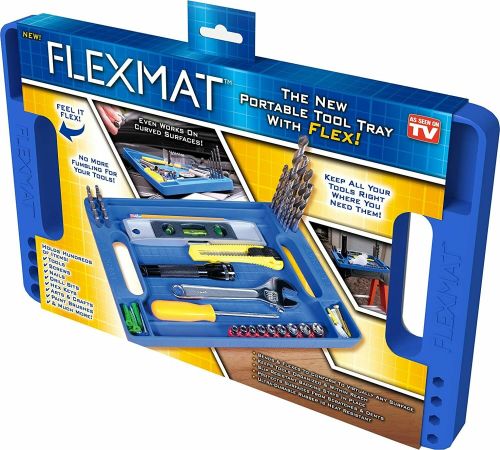 Flexmat Flexible Tool holder Box Organizer Tray NonSlip Ultra Durable