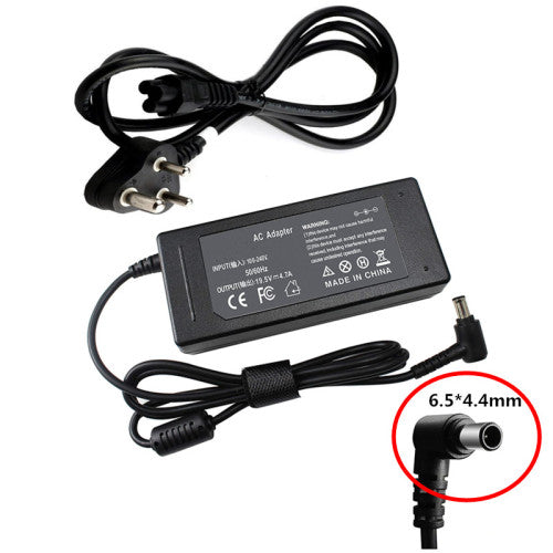 Power Adapter Laptop Battery Charger Cord Adapter 19.5V 4.7A Pin 6.5*4.4mm