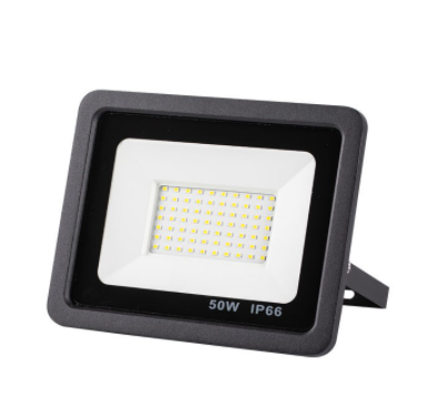 LED Floodlight 50W Spotlight Outdoor Waterproof IP66 Garden Lamp  Only: Black