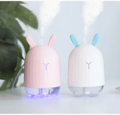 Cute Rabbit Humidifier USB Aroma Diffuser With LED Light