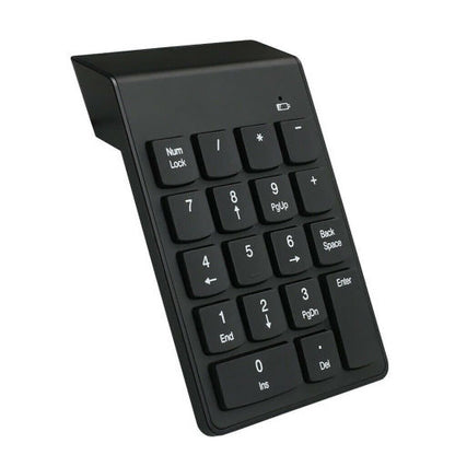 Wireless Numeric Keypad Cordless Number Keyboard Pad 18 Keys 2.4G