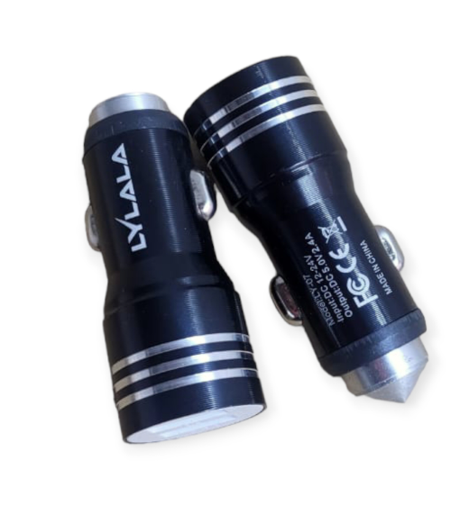 Dual USB Car Charger 1A + 2.4A