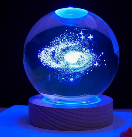 JG-D09 Crystal Ball LED Luminous Night Light