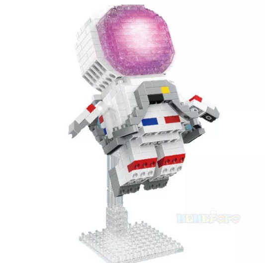 P2144 Space Walk Astronaut Blocks With LED Light 456pcs