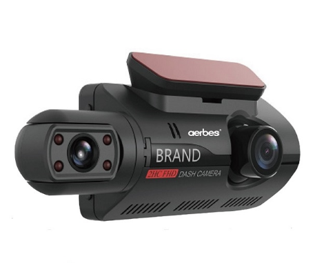 Aerbes AB-Q614 HD 1080P HDR In Vehicle Dual Dashboard Camera