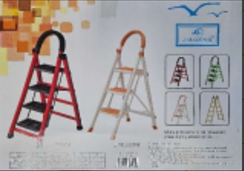 Jiageng 4 Step Foldable Ladder