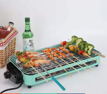 Electric BBQ Grill Double Purpose