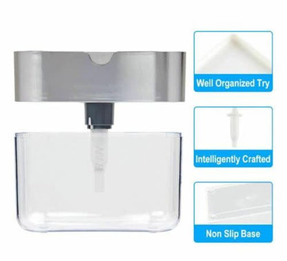 Soap Dispenser Soap Pump Sponge Caddy