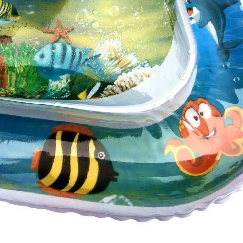 Baby Inflatable Aquarium Toy Water Playing Mat Tummy Time Water Cushion