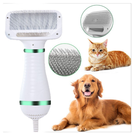 Portable Dog Grooming Dryer Dog Hair Dryer And Comb Brush Pet Grooming Cat Hair