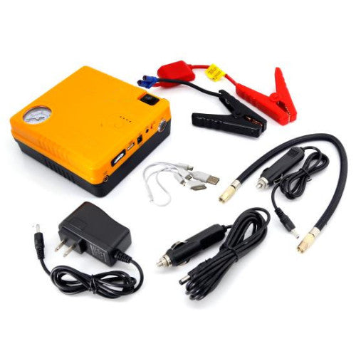 Multi-Function Vehicle Roadside Emergency Jump Start Air Pressure Tire Pump Power Bank